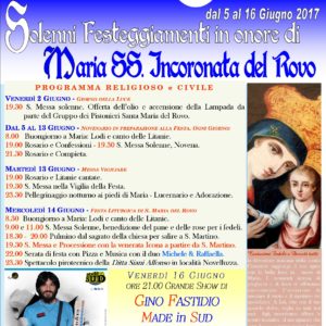 Manifesto Festa Rovo 2017